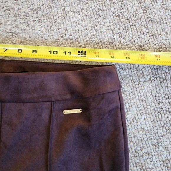 NWT Marc New York Women's Brown Suede Trousers Size S - Picture 6 of 8